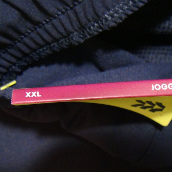 All In Motion Mens Nylon Thin Stretch Jogger Pants Utility Pockets Navy Blue XXL - Picture 6 of 11